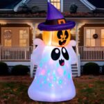 Halloween Light-Up Zombie Groundbreaker with Creepy Sound – Outdoor Graveyard Prop