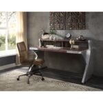 Mid Century Modern Wes 2-Door Sideboard Buffet – Dark Walnut