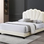 Hildesheim Fluted Paneling Bed — Modern Black Acacia