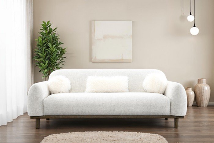 Mellone Mid-Century Modern Sofa – Oat