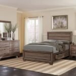 BRIANA 4-Piece California King Bedroom Set in Black Finish