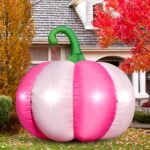 4.6FT Football Pumpkin Inflatable with LED Lights