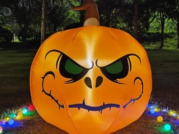 4FT LED Halloween Inflatable Pumpkin — The Glow That Welcomes the Night