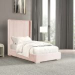 MIRANDA 5-Piece California King Bedroom Set – Black Contemporary Collection