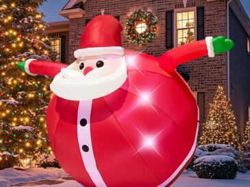 Exploding Santa Claus Inflatable 9FT – Christmas Yard Decoration